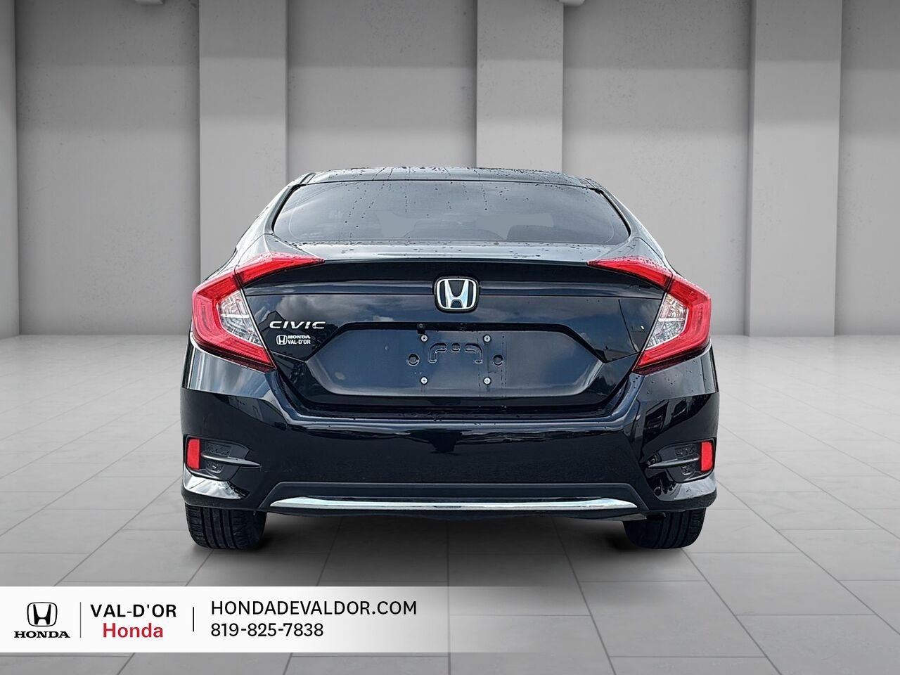 2019 Honda Civic Berline LX CVT Black Val-d'Or - photo #2