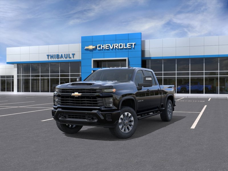 CHEVROLET Silverado 2500HD Custom cabine multiplace 4RM 159 po 2026 NOIR Sherbrooke - photo #7