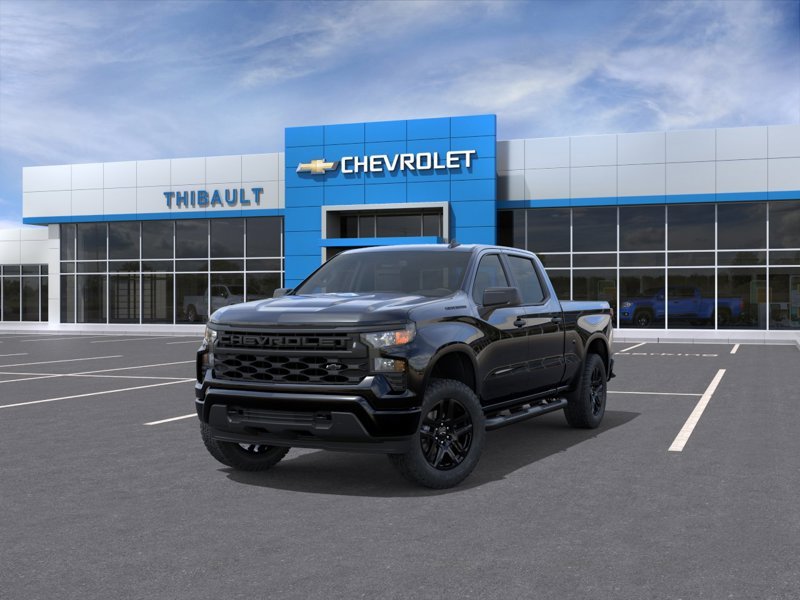 CHEVROLET SILVERADO 1500 Custom cabine multiplace 4RM 157 po 2026 Noir Sherbrooke - photo #7