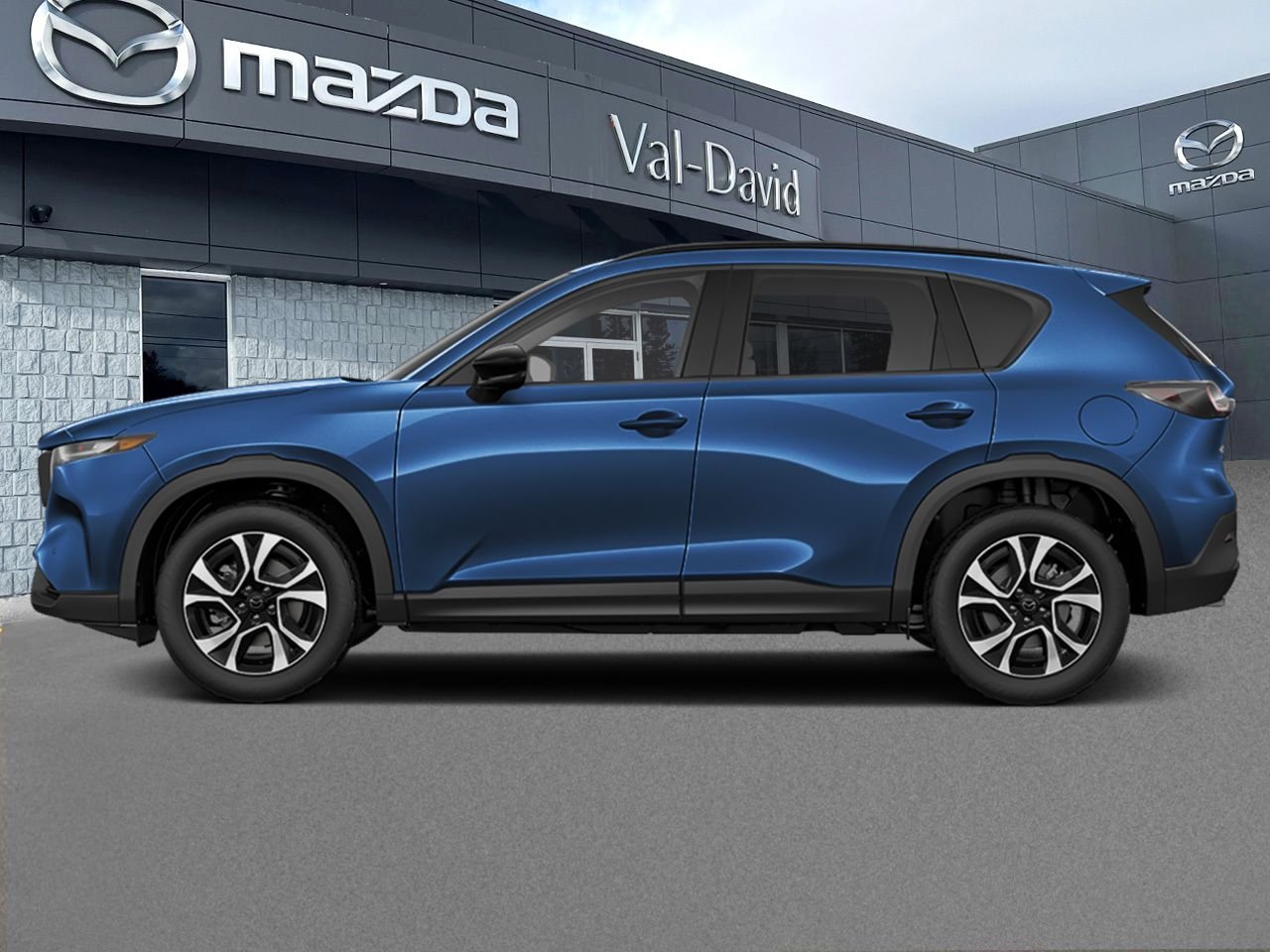 2026 Mazda CX-5 GS TI, COMMANDE AUDIO AU VOLANT, VOLANT CHAUFFANT Navy Blue Mica Val-David - photo #1