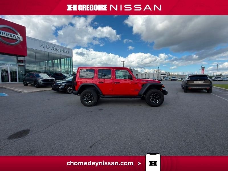 Jeep Wrangler CH7258 | Unlimited Rubicon 4xe Cuir * Caméra * Carplay 2021 Rouge Laval - photo #11