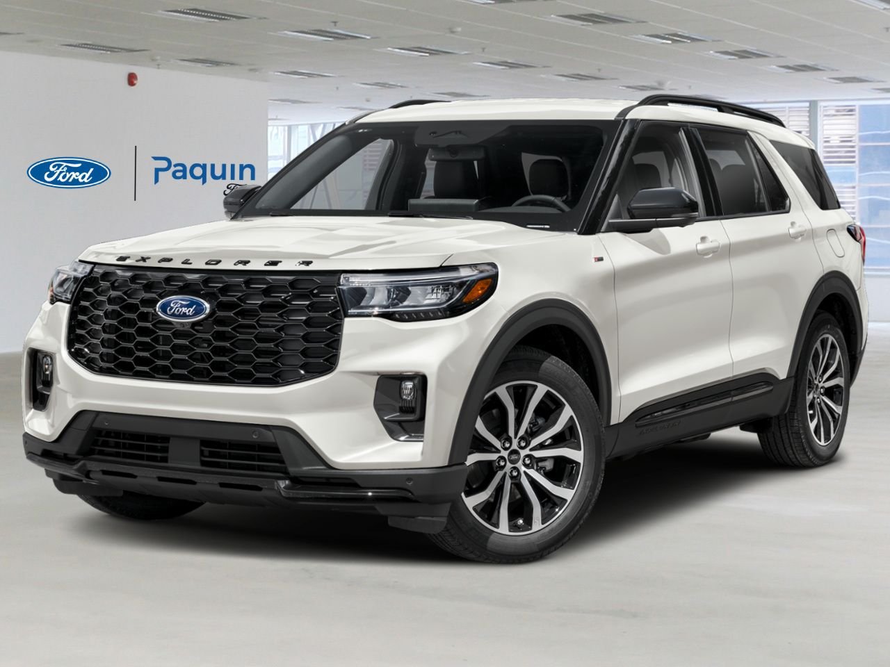 2026 Ford Explorer Star White Metallic Tri-Coat Rouyn-Noranda - photo #0