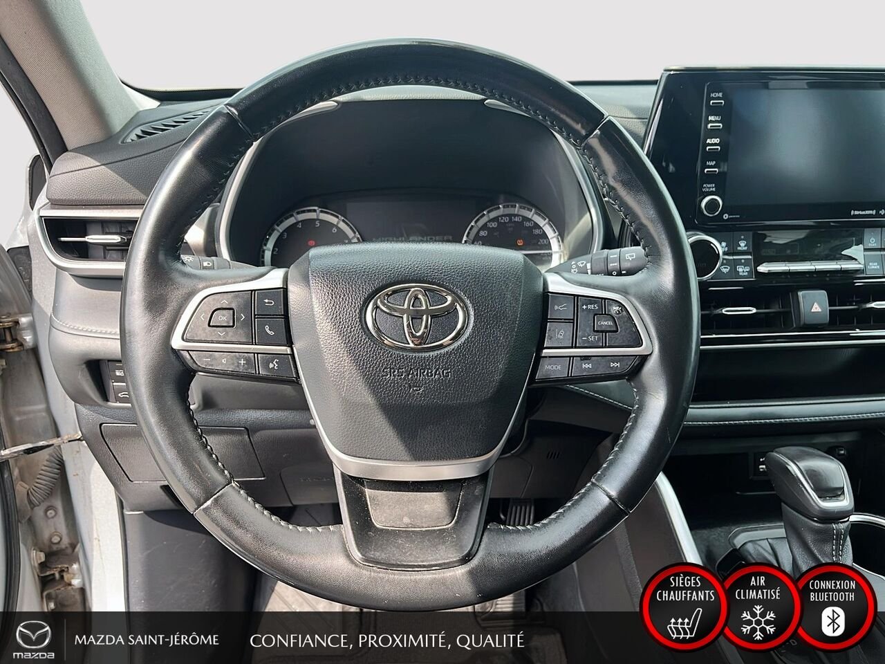 Toyota Highlander XLE | TOIT OUVRANT | CUIR | AWD | 2022 Argent Saint-Jérôme - photo #13