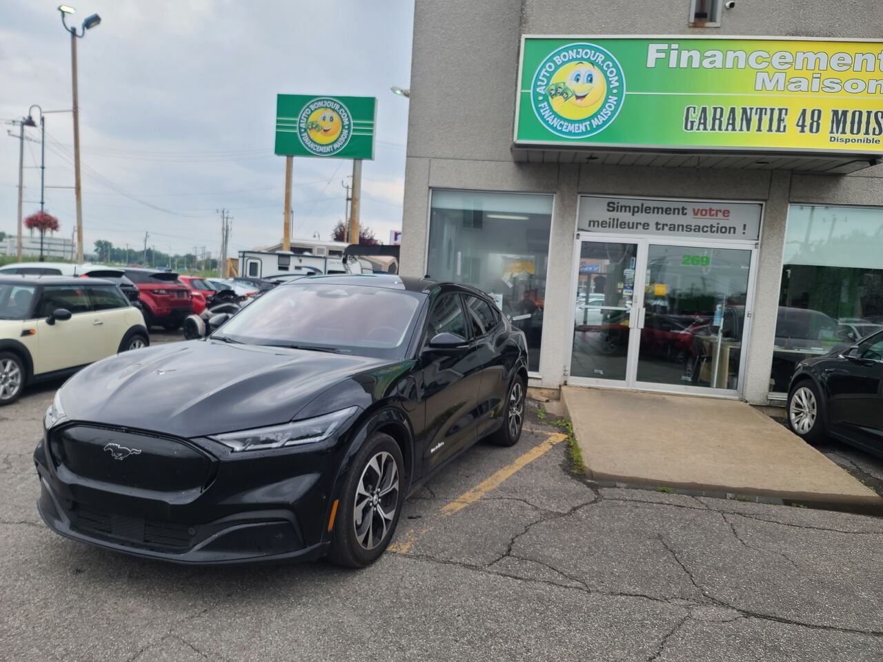 2021 Ford Mustang Mach-E Black  - photo #0