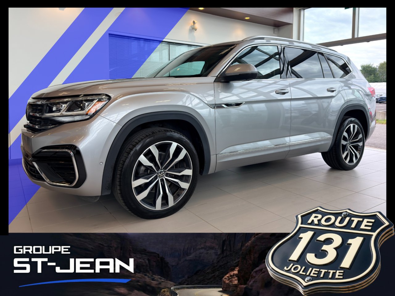 Volkswagen Atlas 2021 Gris Notre-Dame-des-Prairies - photo #0