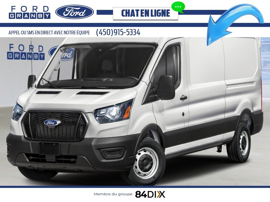 Ford Transit fourgon utilitaire T-350 TI toit moyen 148 po PNBV de 9 500 lb 2025 Blanc Oxford