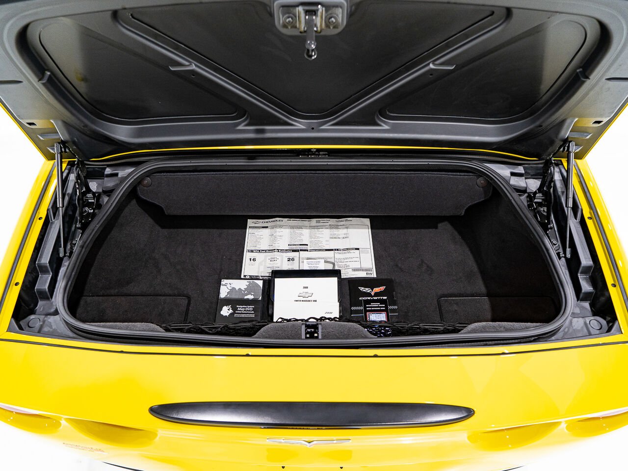 2008 Chevrolet Corvette With only 900km (563mi) From new with window sticker Yellow Kirkland - photo #62