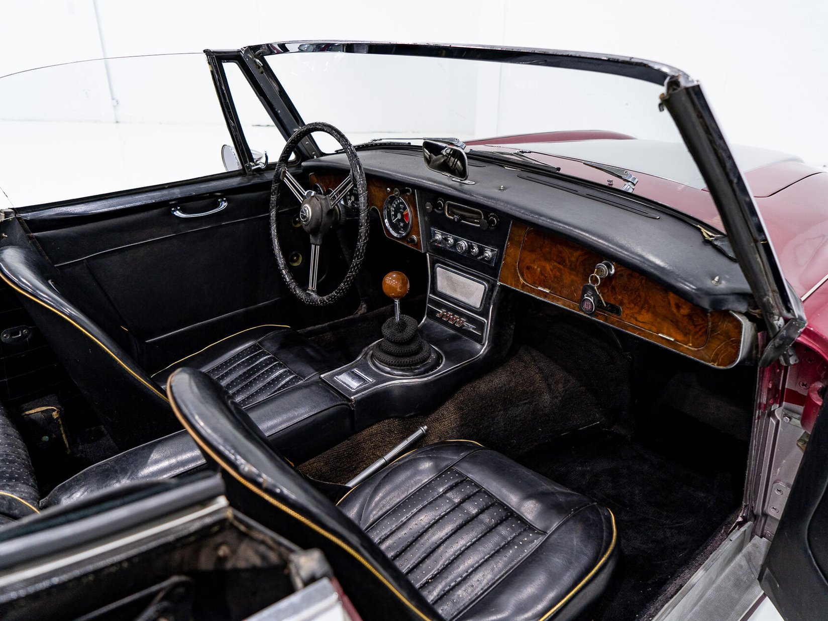 1960 Austin Healey 3000MKIII Project Car **PRIX EN USD** Red Montreal - photo #68
