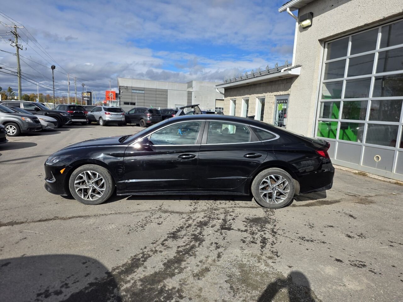 2021 Hyundai Sonata Black  - photo #1