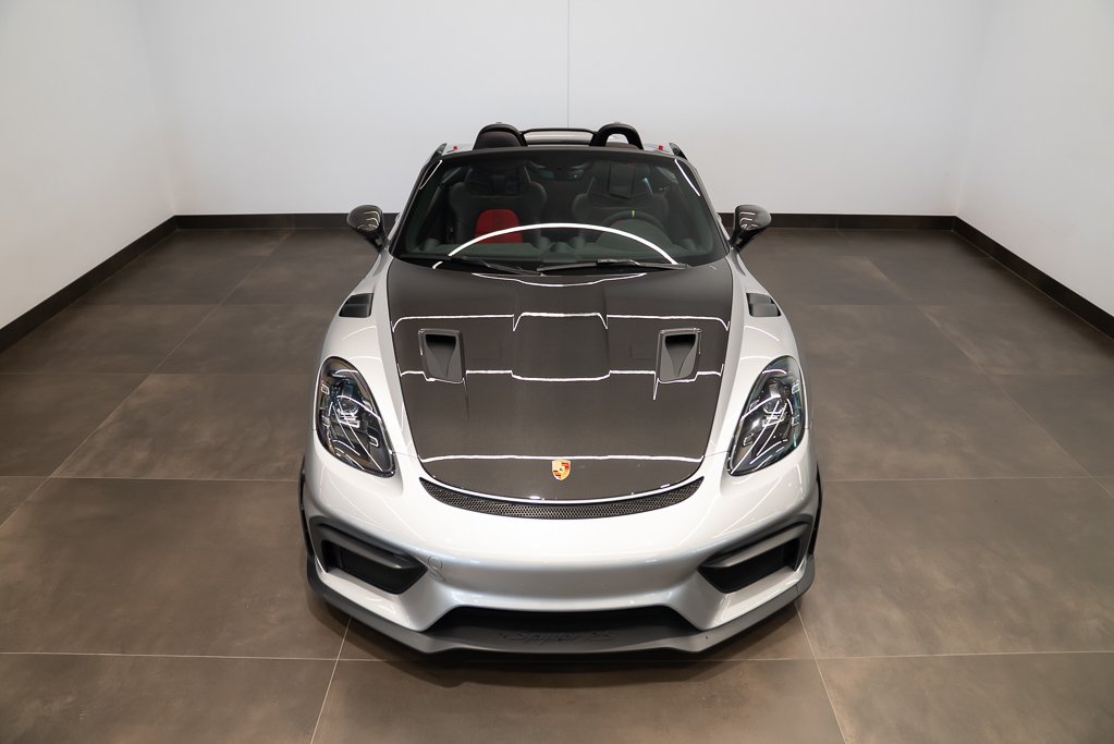 Porsche 718 Spyder RS Roadster Spyder 2024 Argent Kirkland - photo #4