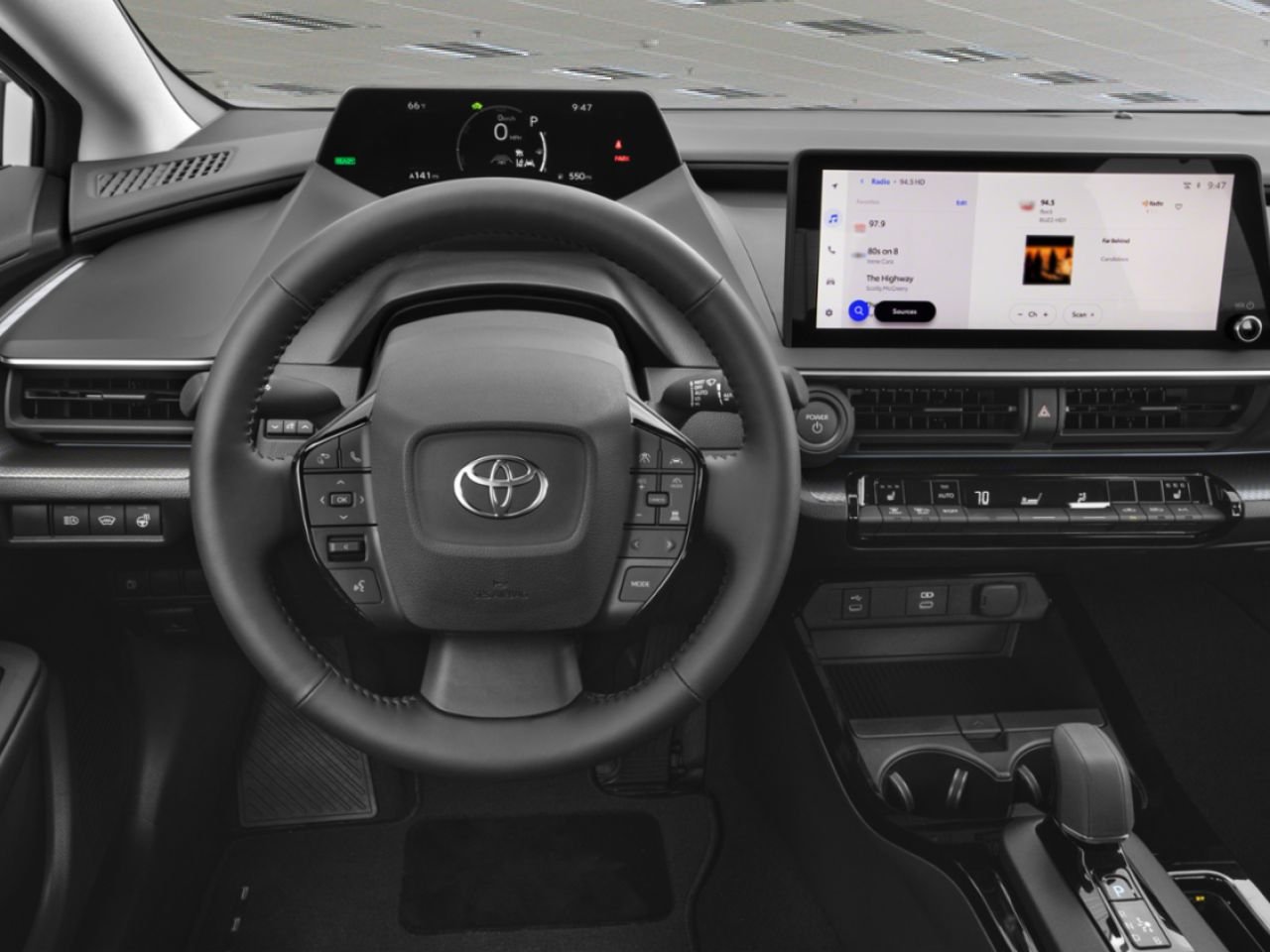 2026 TOYOTA Prius 12.3” Toyota Multimedia + Drive Connect (3-yr trial) + Glass Roof + Power Back Door + Advanced Park + Front and Rear Parking Assist with Automatic Braking + Panoramic View Monitor + Wind Chill Pearl Mississauga - photo #11