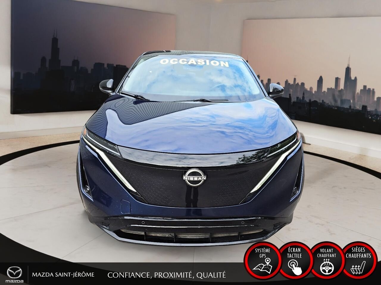 Nissan ARIYA ENGAGE | 348 KM D'AUTONOMIE | RECHARGE RAPIDE 130 KW | 1 PROPRIÉTAIRE 2023 Bleu Saint-Jérôme - photo #2