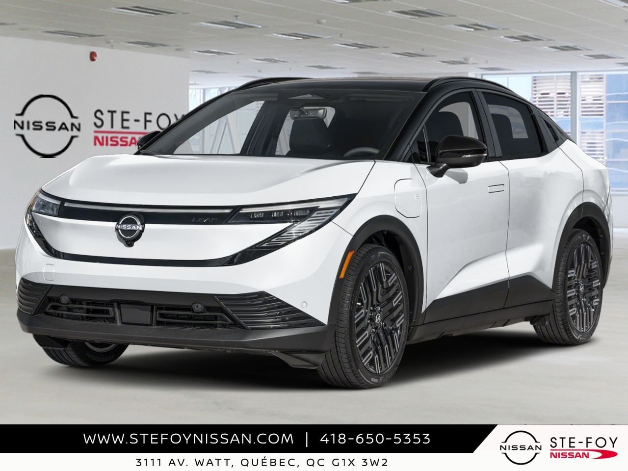 2026 NISSAN LEAF Everest White Pearl Tricoat/Black Ste-Foy - photo #0