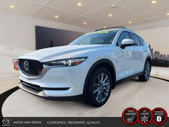 2021 Mazda CX-5 GT | TOIT OUVRANT | CUIR | NAVIGATION | AWD | White