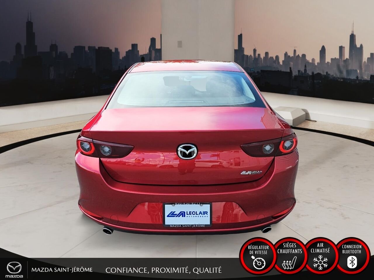 Mazda Mazda3 GS | AWD | CLEAN CARFAX | 2023 Rouge Saint-Jérôme - photo #6