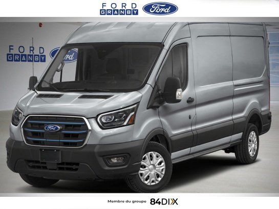 2025 Ford E-Transit Cargo Van Ingot Silver Metallic