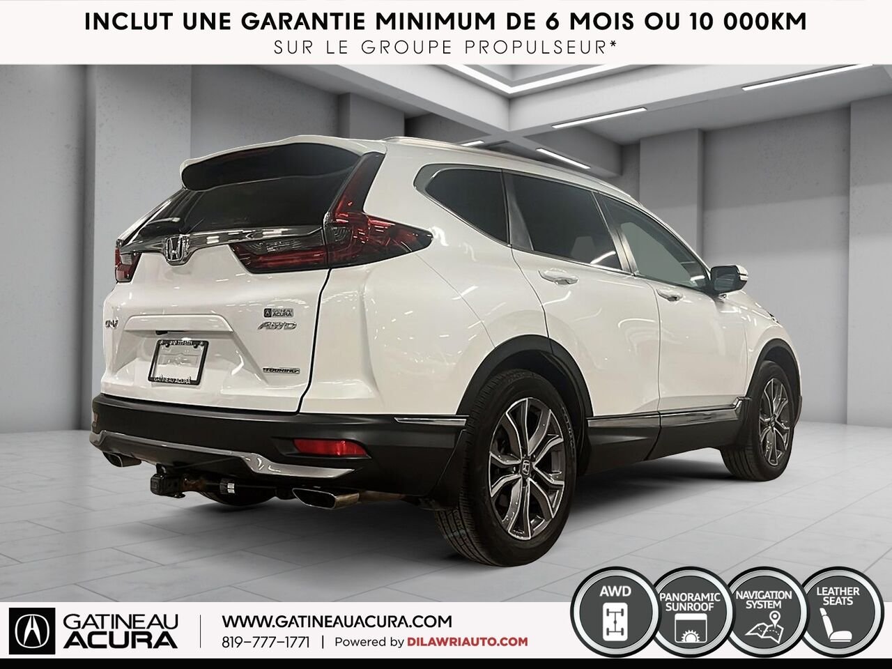 Honda CR-V Touring AWD 2020 Blanc Ottawa & Gatineau - photo #14