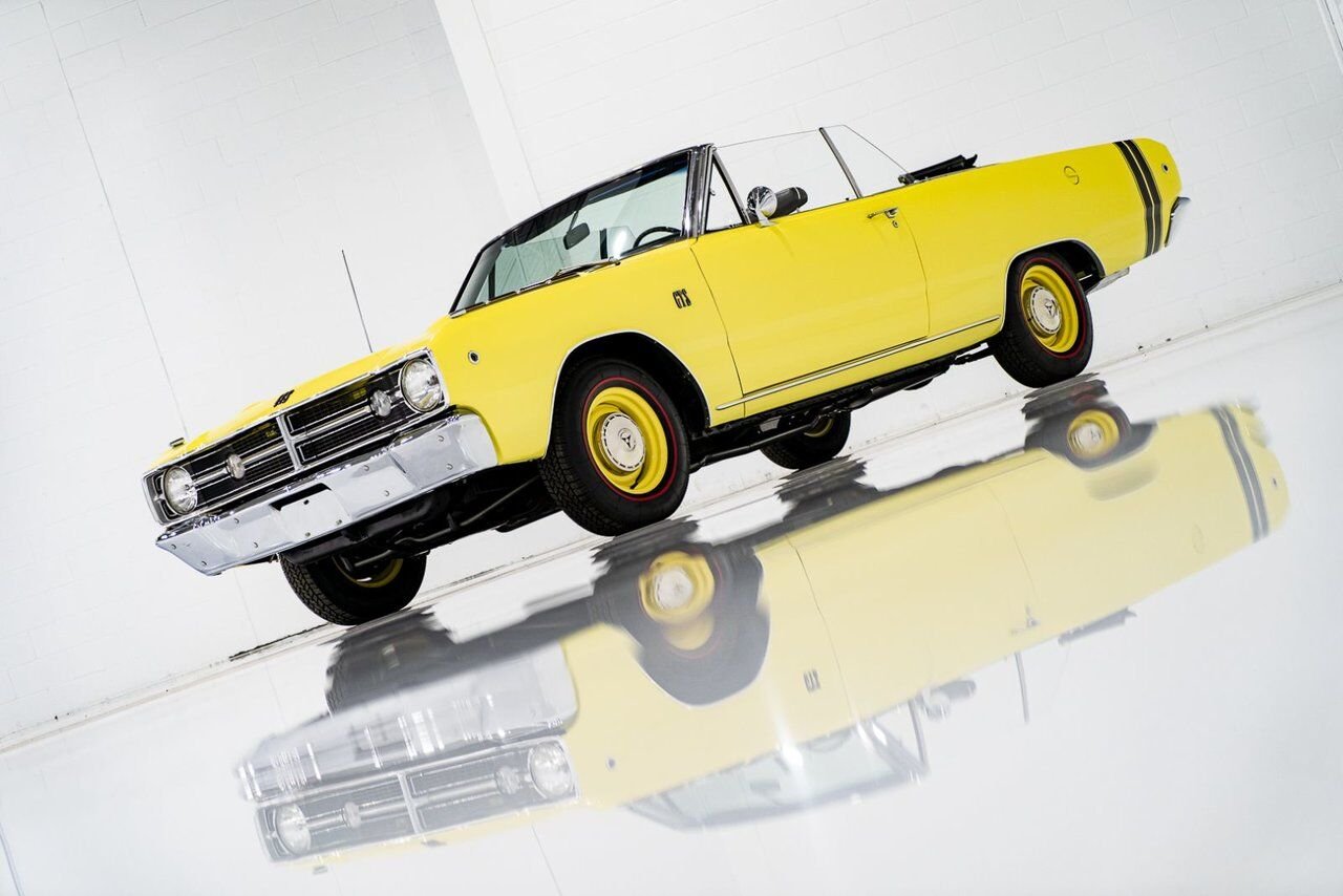 1968 Dodge Dart *PRIX EN USD* GTS Conv Matching #s 340 cu in With Original Built Sheet Yellow Montreal - photo #47