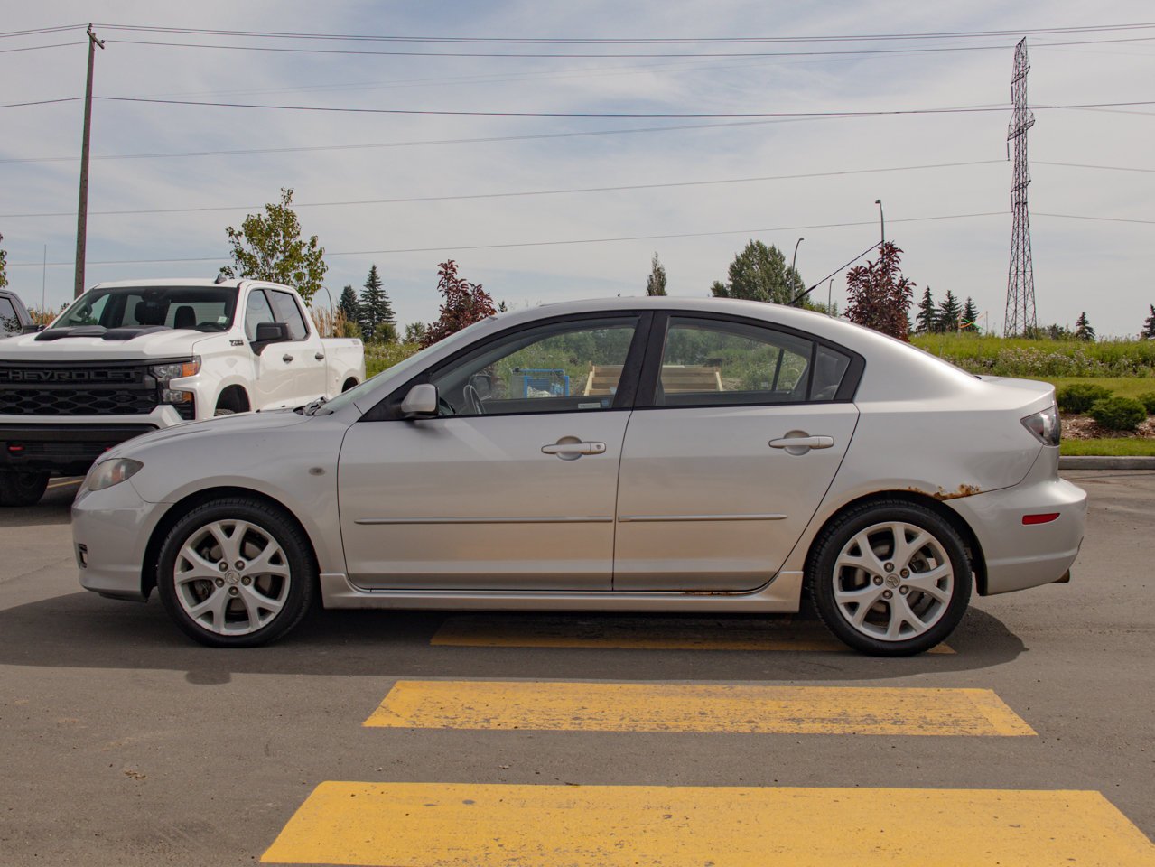2007 Mazda Mazda3 4dr Sdn Auto GT Silver Sherwood Park - photo #6