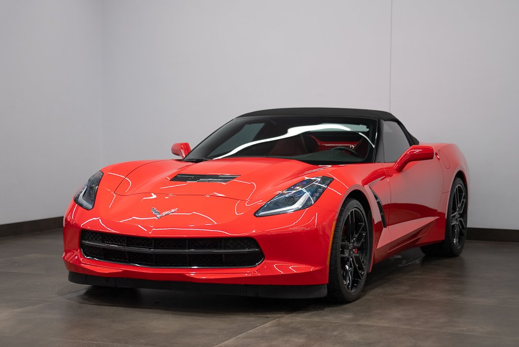 2018 Chevrolet Corvette 2dr Stingray Conv w/1LT Red Kirkland - photo #1