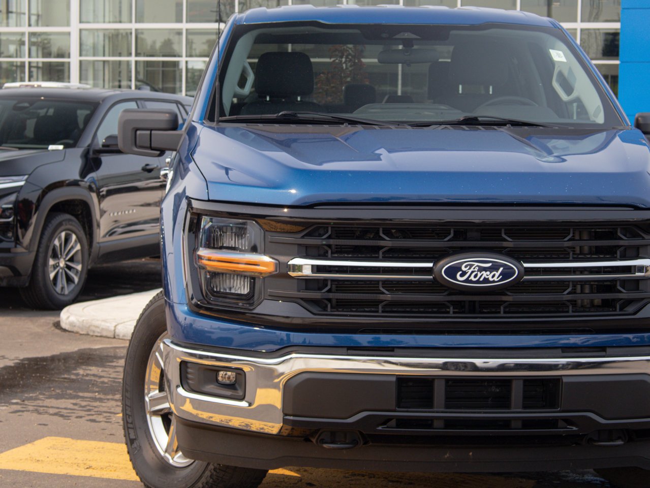 2025 Ford F-150 XLT 4WD SuperCrew 5.5' Box Blue Sherwood Park - photo #4
