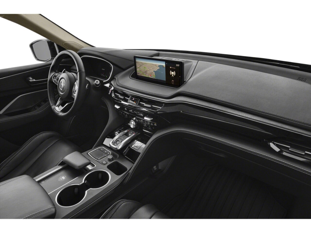 Acura MDX Platinum Elite 2023 PLATINUM WHITE PEARL(NH-883P)-EBONY Saint-Eustache - photo #6