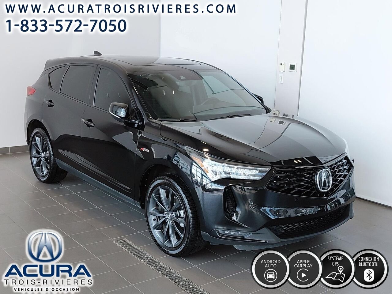 2025 Acura RDX A-Spec sh-awd, toit pano, lumières DEL Black Trois-Rivières - photo #1