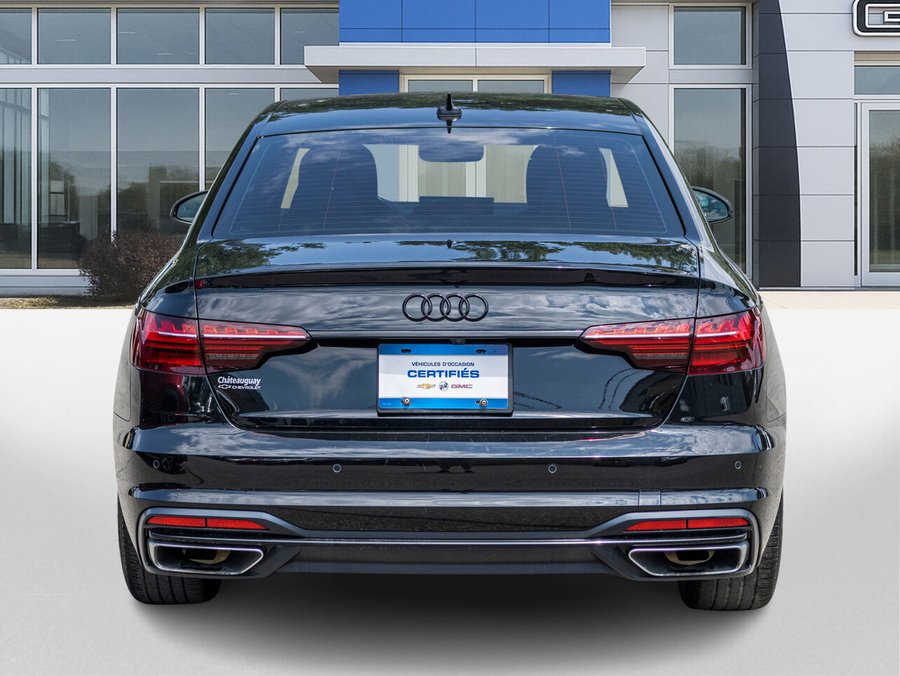 Audi berline A4 Progressiv 2.0 TFSI quattro 2020 Noir