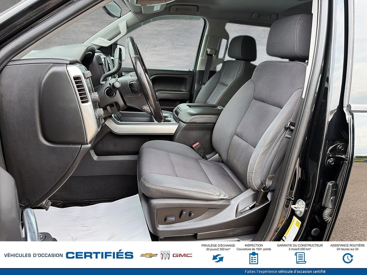CHEVROLET SILVERADO LT cabine multiplace 153 po 4RM avec 2LT 2018 Noir Montmagny - photo #6