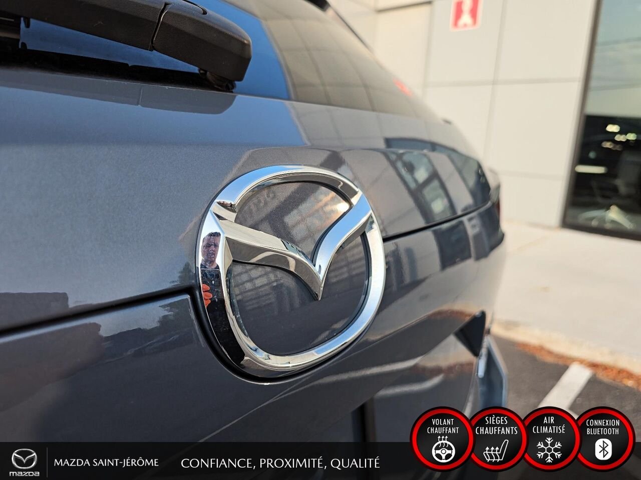 Mazda CX-5 GS | AWD | CUIR | 2023 Gris Saint-Jérôme - photo #7