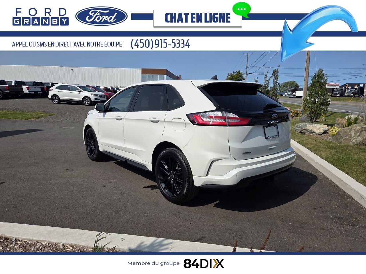 2024 Ford Edge White Granby - photo #4
