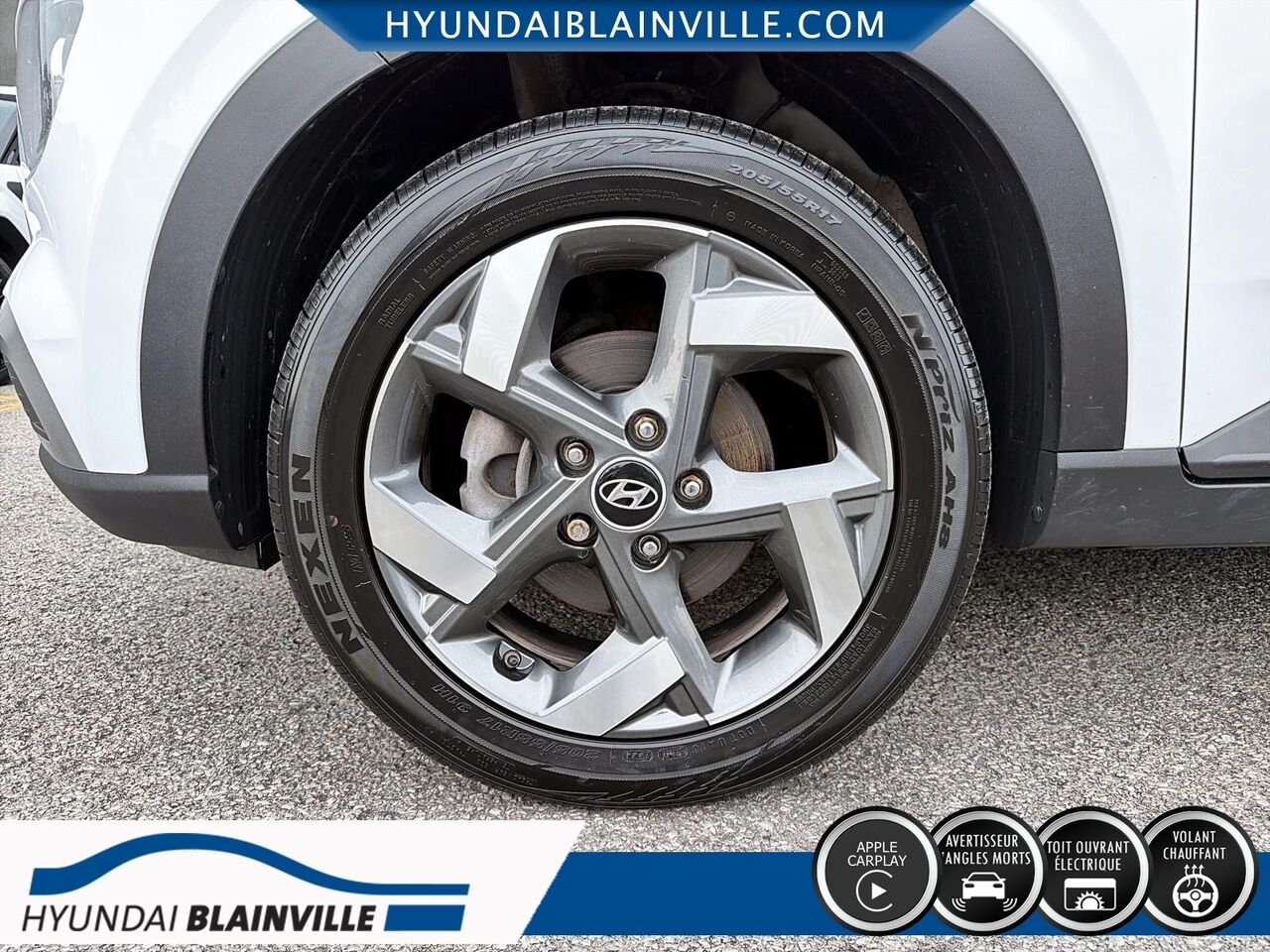 Hyundai Venue 2021 Blanc Blainville - photo #7