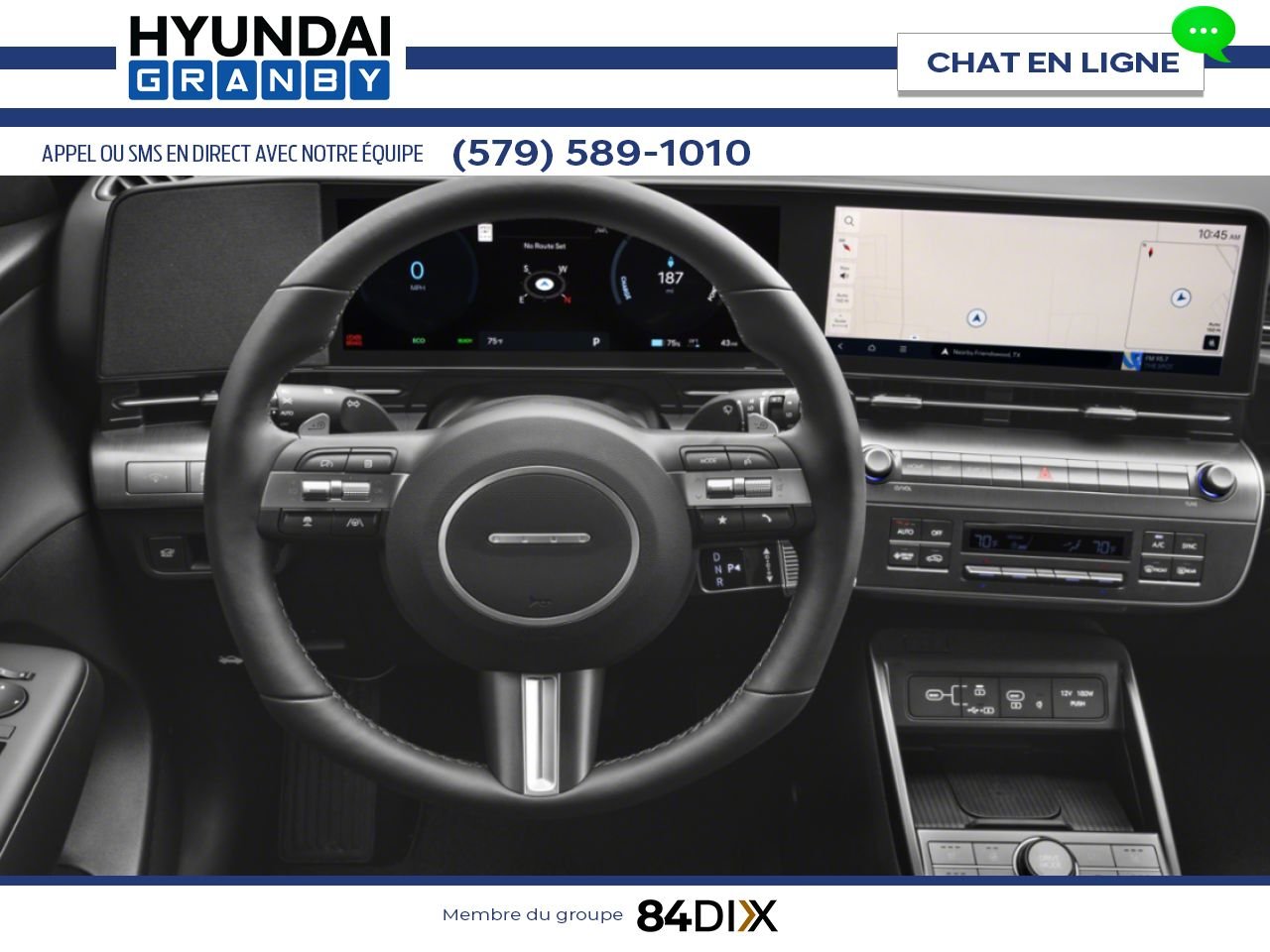 HYUNDAI Kona électrique 2026 Gris écotronique mat Granby - photo #7