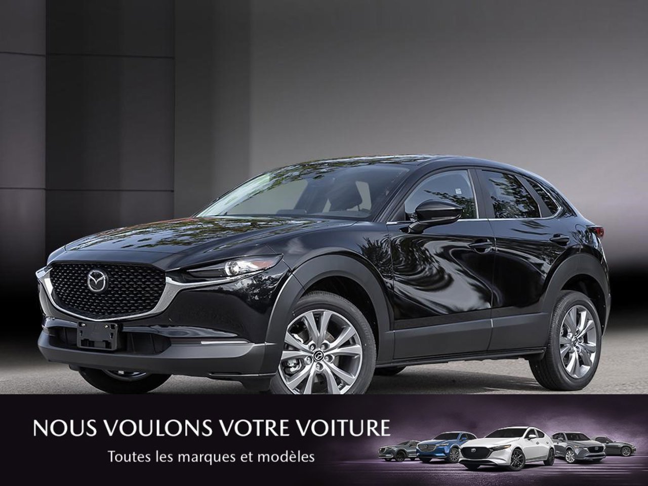 2026 Mazda CX-30 3MVDMBCL5TM214845 Jet Black Mica Mirabel - photo #0