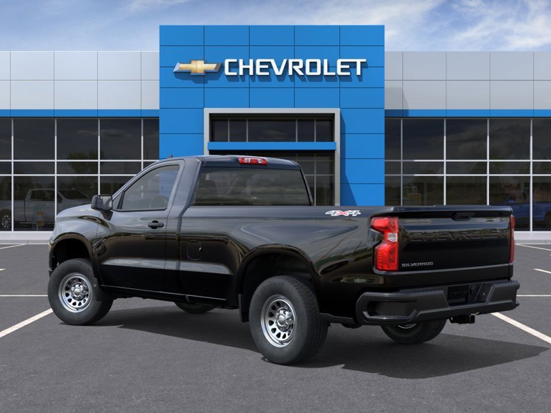 CHEVROLET Silverado 1500 WT cabine classique 4RM 140 po 2026 NOIR
