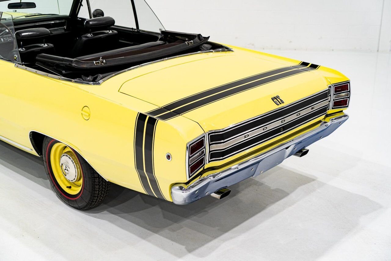 1968 Dodge Dart *PRIX EN USD* GTS Conv Matching #s 340 cu in With Original Built Sheet Yellow Montreal - photo #101