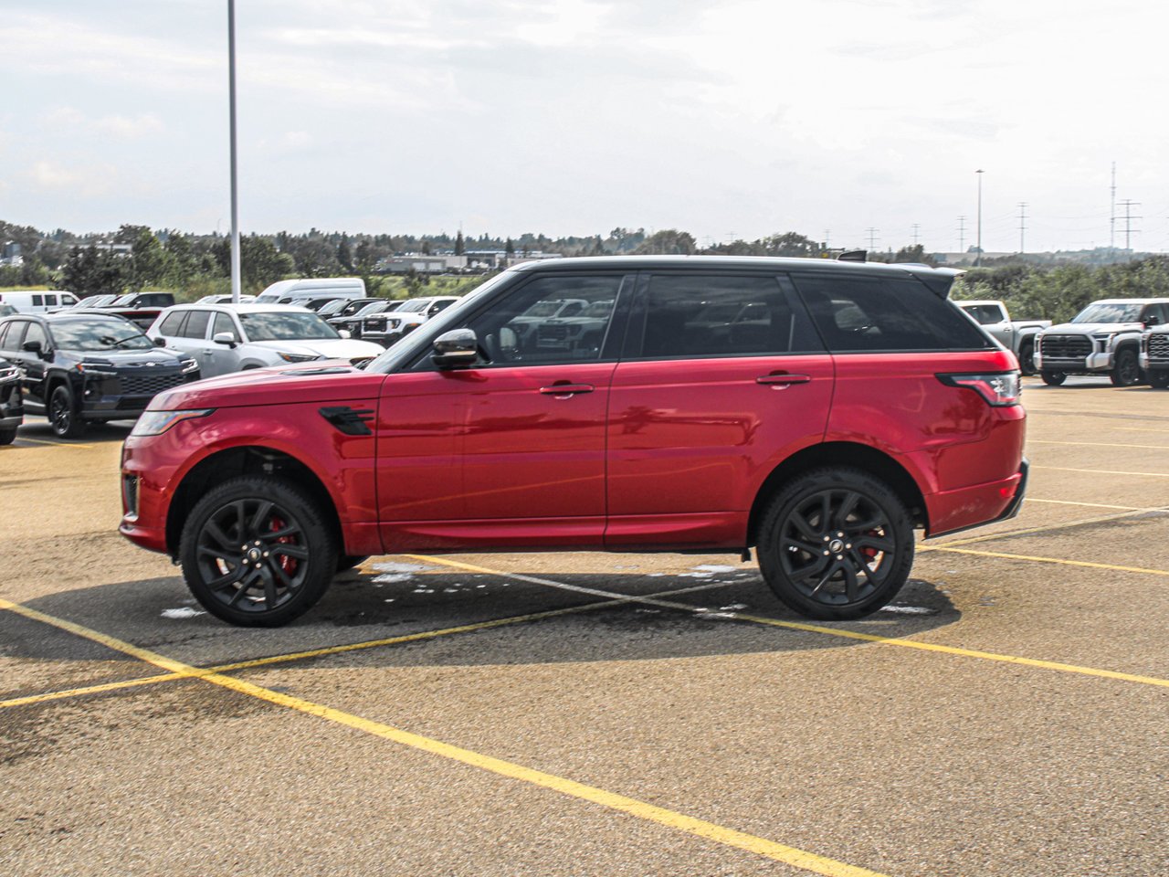 2022 Land Rover Range Rover Sport V8 Supercharged Autobiography Dynamic Red Sherwood Park - photo #4