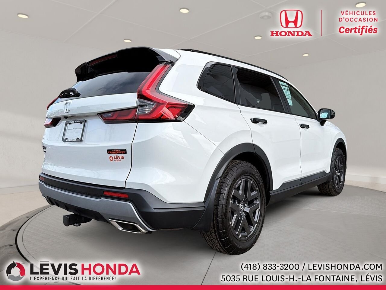 Honda CR-V Trailsport Hybride TrailSport TI 2026 Blanc Lévis - photo #8