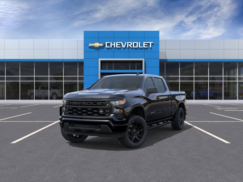 CHEVROLET Silverado 1500 Custom cabine multiplace 4RM 157 po 2026 Noir Ottawa & Gatineau - photo #7