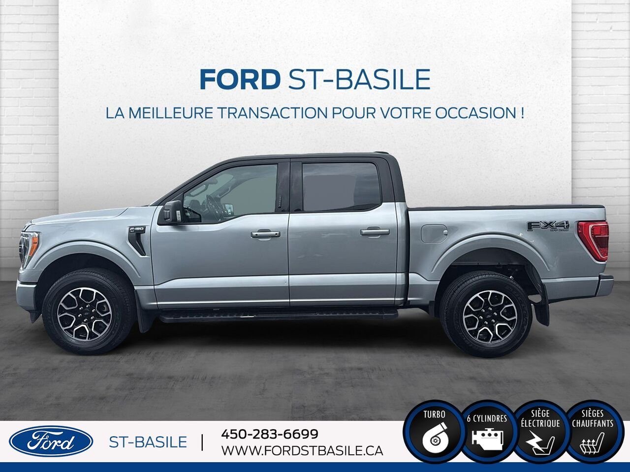 Ford F-150 2022 Argent Saint-Basile-le-Grand - photo #2
