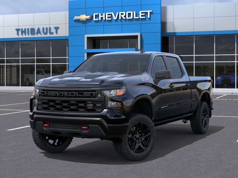 CHEVROLET SILVERADO 1500 Custom Trail Boss cabine multiplace 4RM 157 po 2026 Noir Sherbrooke - photo #5