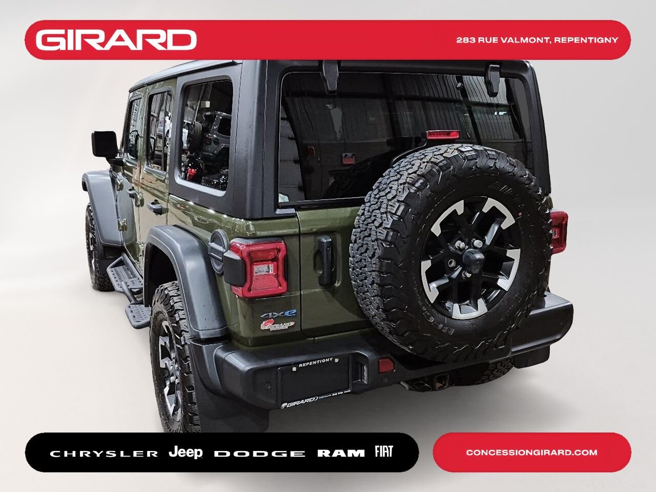 2024 JEEP WRANGLER 4XE Green Repentigny - photo #7