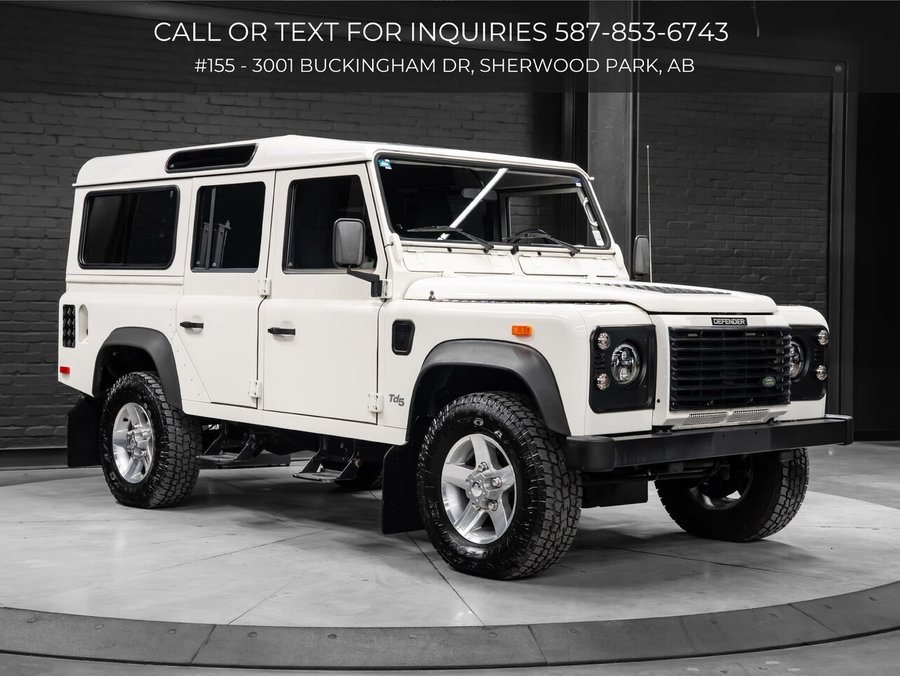 2002 Land Rover Defender 110 TD5 2002 White