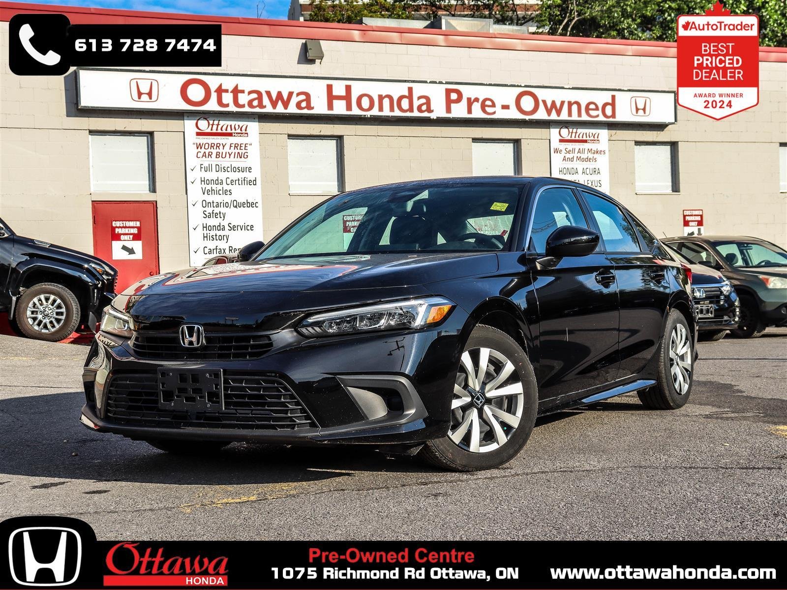 Honda Civic Berline LX-B 2024 Black Ottawa & Gatineau - photo #0