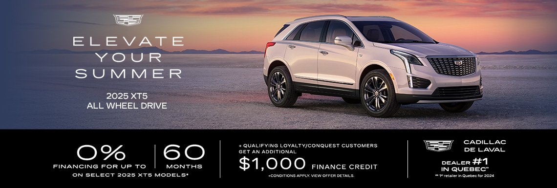 XT5 2025 - Cadillac de Laval - Ne pas toucher svp