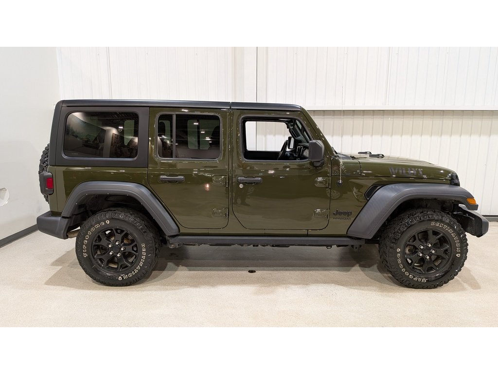 2022 Jeep Wrangler Unlimited Willys 4x4 Green Val-David - photo #6