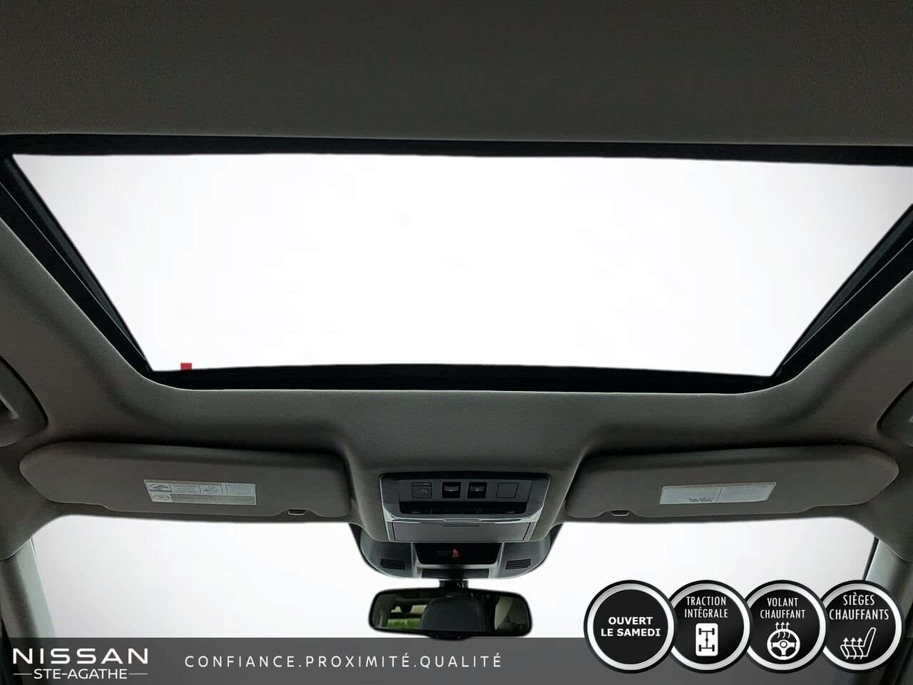 Nissan Rogue Platine | TOIT PANORAMIQUE | CUIR | AWD | CLIM 2 ZONES | 2023 Blanc Saint-Jérôme - photo #12