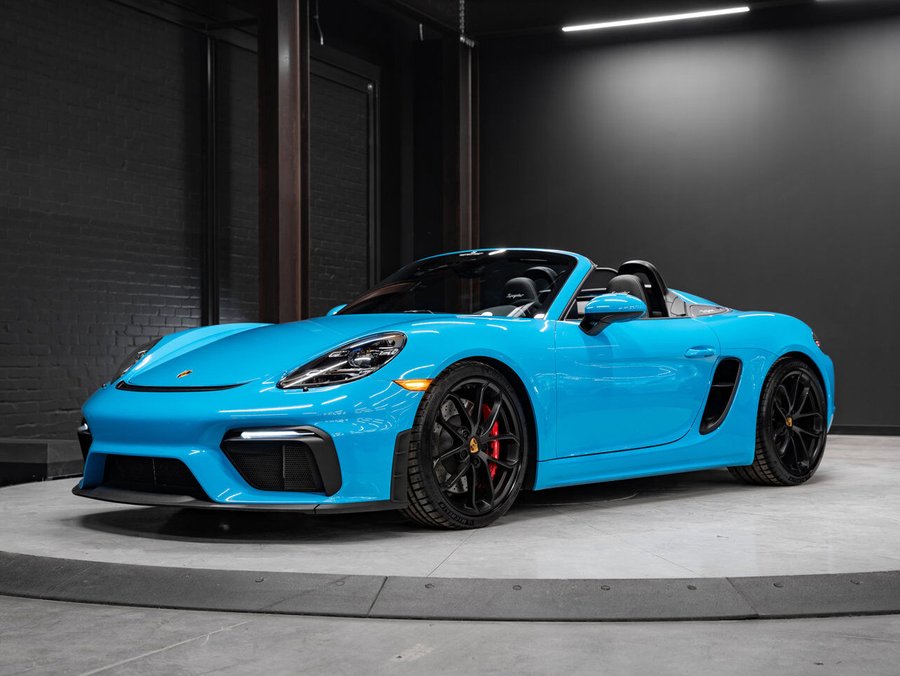 2020 Porsche 718 Spyder 2020 Blue
