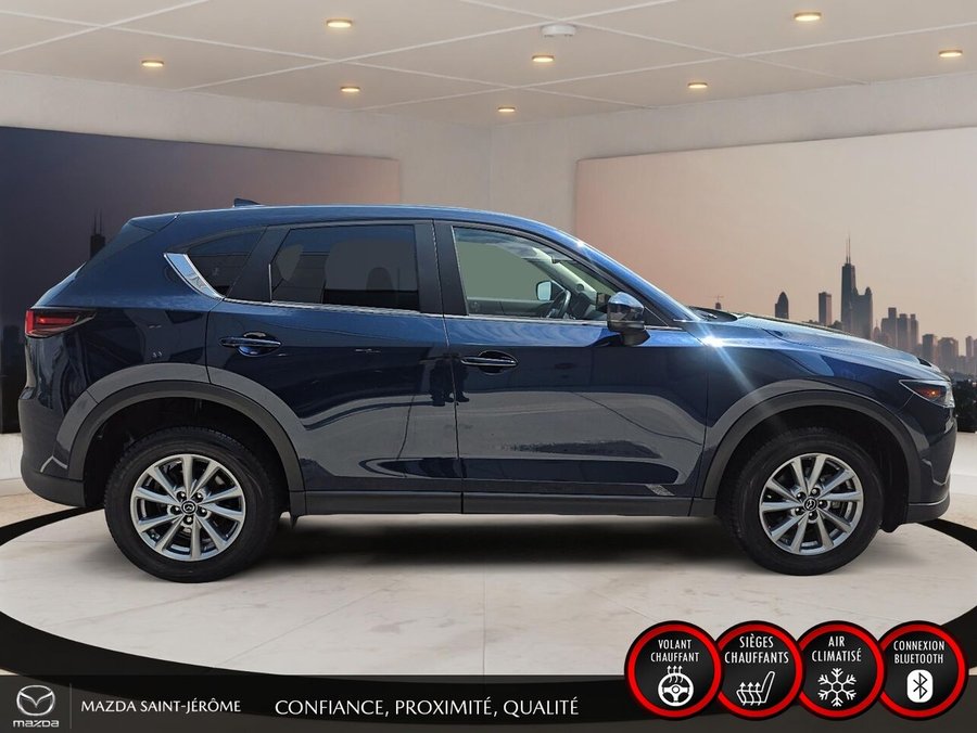 Mazda CX-5 GS | AWD | CUIR | MAGS | 2023 Bleu