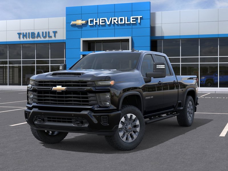 CHEVROLET Silverado 2500HD Custom cabine multiplace 4RM 159 po 2026 NOIR Sherbrooke - photo #5